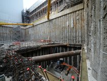 Hanover Square - Secant Pile Wall