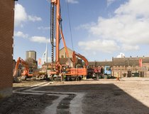 Portsmouth - Secant Pile Wall Installation